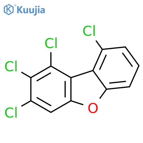 1,2,3,9-Tetrachlorodibenzofuran structure