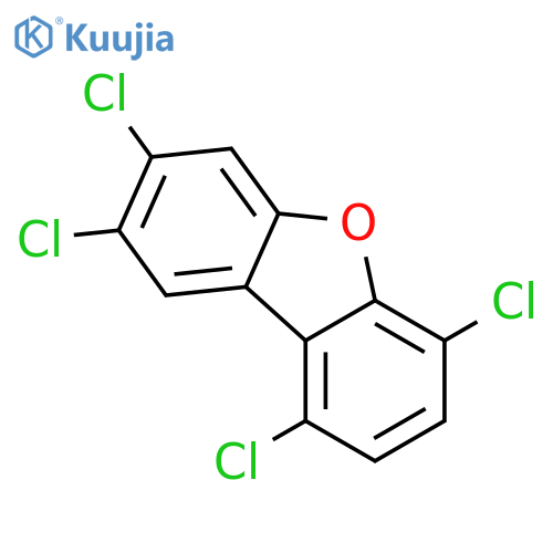 1,4,7,8-Tetrachlorodibenzofuran structure