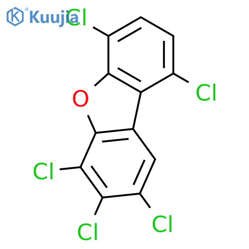 1,4,6,7,8-Pentachlorodibenzofuran structure