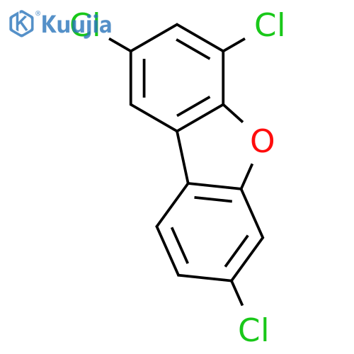 2,4,7-Trichlorodibenzofuran structure