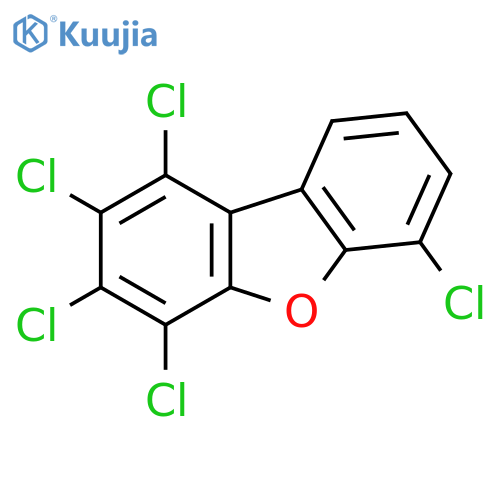 Dibenzofuran,1,2,3,4,6-pentachloro- structure