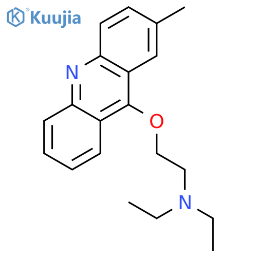 ETHANAMINE, N,N-DIETHYL-2-[(2-METHYL-9-ACRIDINYL)OXY]- structure