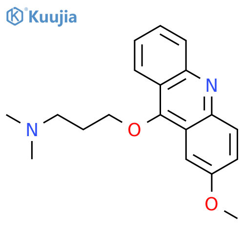 1-PROPANAMINE, 3-[(2-METHOXY-9-ACRIDINYL)OXY]-N,N-DIMETHYL- structure