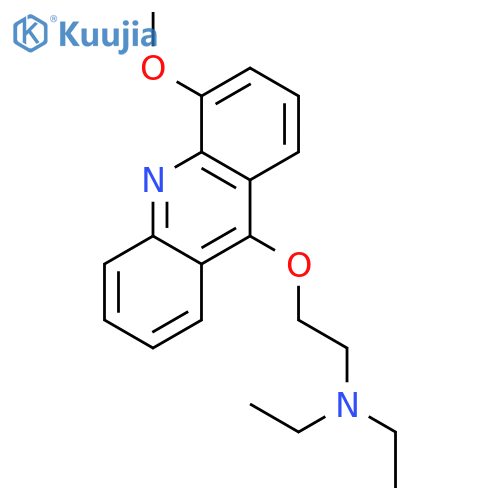 ETHANAMINE, N,N-DIETHYL-2-[(4-METHOXY-9-ACRIDINYL)OXY]- structure