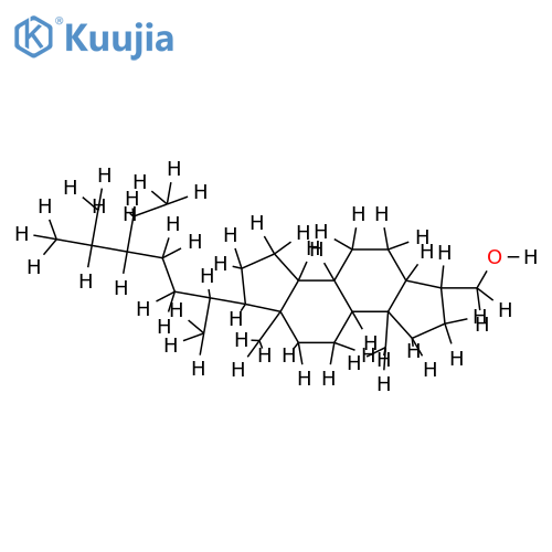 24-ethyl-3beta-(hydroxymethyl)-A-nor-5alpha-cholestane structure