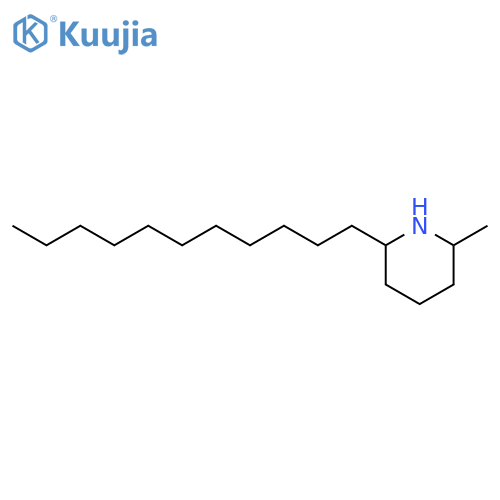 Piperidine,2-methyl-6-undecyl- structure