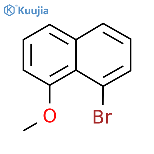 1-Bromo-8-methoxynaphthalene structure