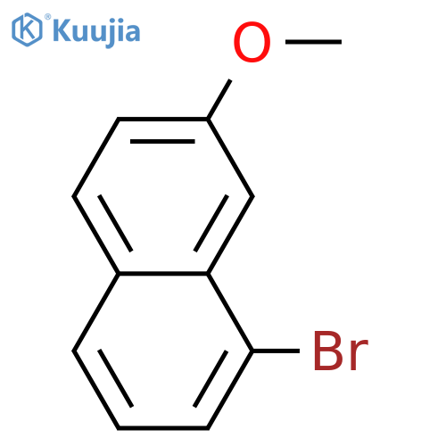 1-Bromo-7-methoxynaphthalene structure