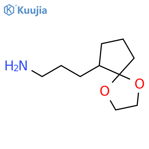 1,4-dioxaspiro[4.4]nonane-6-propylamine structure
