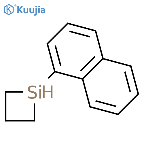 SILACYCLOBUTANE, 1-(1-NAPHTHALENYL)- structure