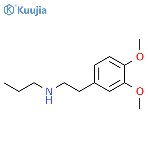 Benzeneethanamine, 3,4-dimethoxy-N-propyl- structure