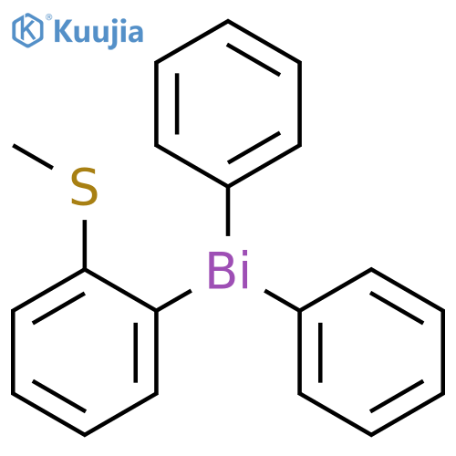 Bismuthine, [2-(methylthio)phenyl]diphenyl- structure