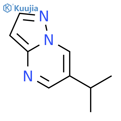 6-(1-methylethyl)-Pyrazolo[1,5-a]pyrimidine structure