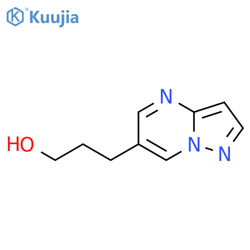 3-{pyrazolo1,5-apyrimidin-6-yl}propan-1-ol structure