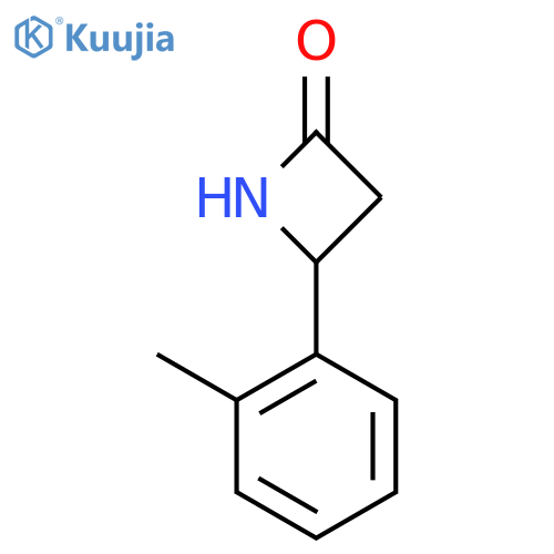 4-(2-methylphenyl)azetidin-2-one structure