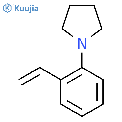 1-(2-ethenylphenyl)pyrrolidine structure