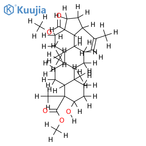 3alpha-hydroxy-lup-20(29)-ene-23,28-dioic acid dimethyl ester structure