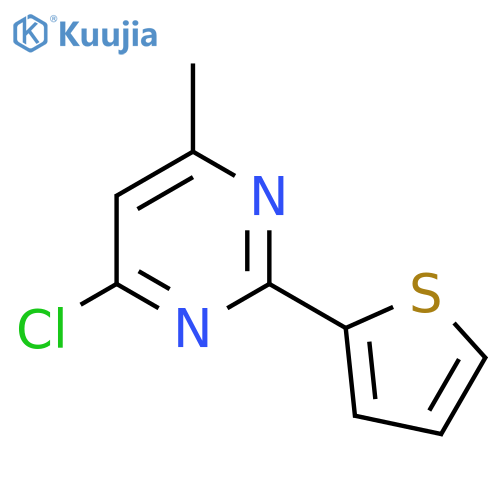 4-Chloro-6-methyl-2-(thiophen-2-YL)pyrimidine structure