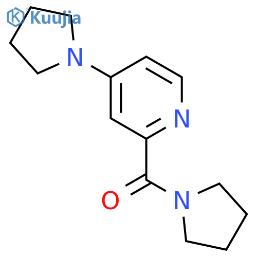 Pyrrolidin-1-yl-(4-pyrrolidin-1-ylpyridin-2-yl)methanone structure