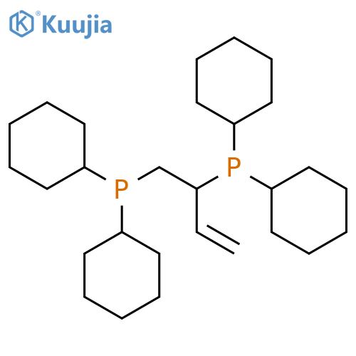 PHOSPHINE, (1-ETHENYL-1,2-ETHANEDIYL)BIS[DICYCLOHEXYL- structure