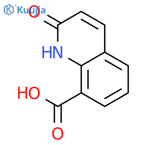 2-hydroxyquinoline-8-carboxylic acid structure