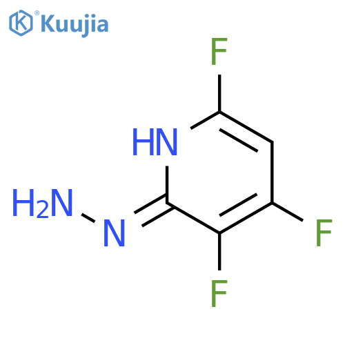 2(1H)-Pyridinone, 3,4,6-trifluoro-, hydrazone structure