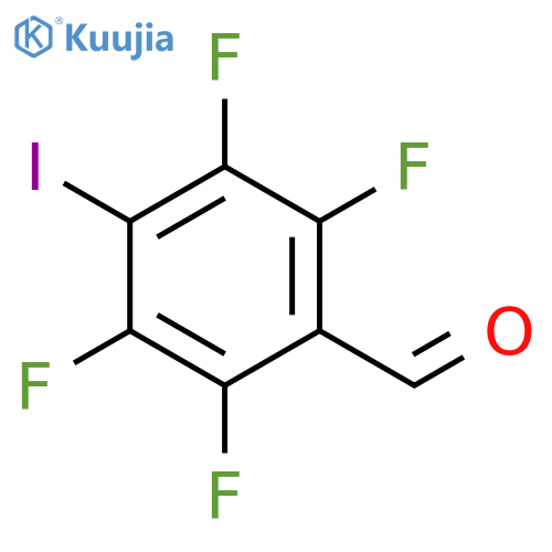 Benzaldehyde, 2,3,5,6-tetrafluoro-4-iodo- structure