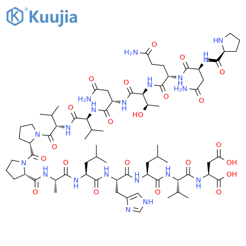 L-Aspartic acid,L-prolyl-L-asparaginyl-L-glutaminyl-L-threonyl-L-asparaginyl-L-valyl-L-valyl-L-prolyl-L-prolyl-L-alanyl-L-leucyl-L-histidyl-L-leucyl-L-valyl- structure
