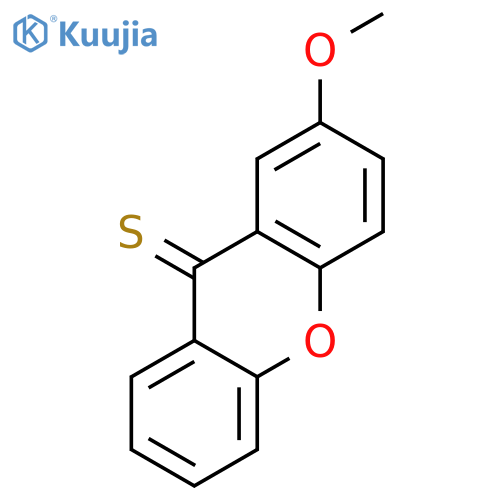 9H-Xanthene-9-thione, 2-methoxy- structure