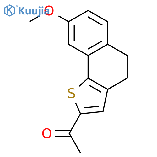 Ethanone, 1-(4,5-dihydro-8-methoxynaphtho[1,2-b]thien-2-yl)- structure