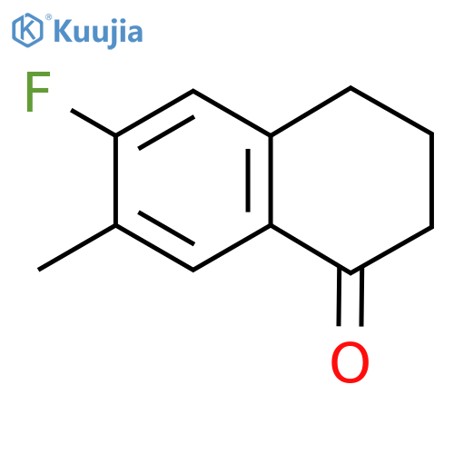 1(2H)-Naphthalenone, 6-fluoro-3,4-dihydro-7-methyl- structure