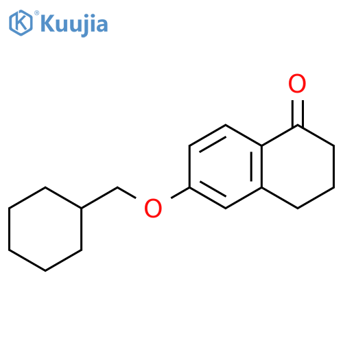 1(2H)-Naphthalenone, 6-(cyclohexylmethoxy)-3,4-dihydro- structure