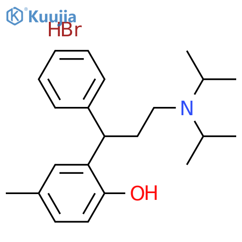 (R)-2-(3-(Diisopropylamino)-1-phenylpropyl)-4-methylphenol hydrobromide structure