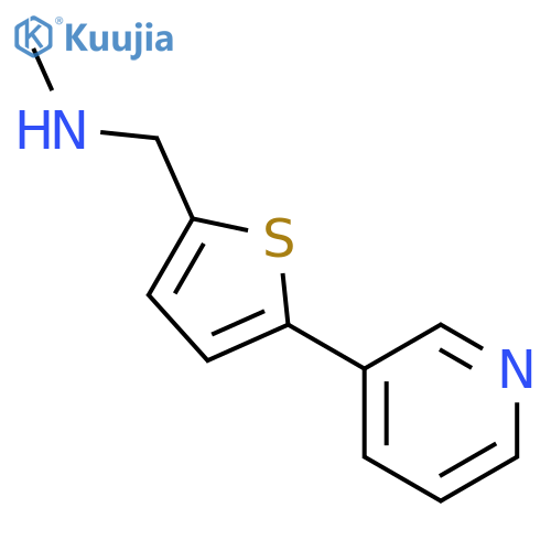 N-Methyl-(5-pyrid-3-ylthien-2-yl)methylamine structure
