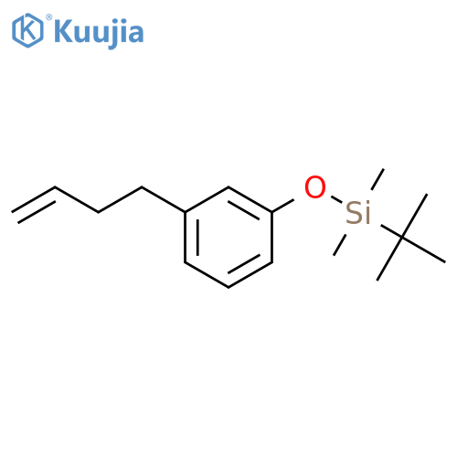 Silane, [3-(3-butenyl)phenoxy](1,1-dimethylethyl)dimethyl- structure