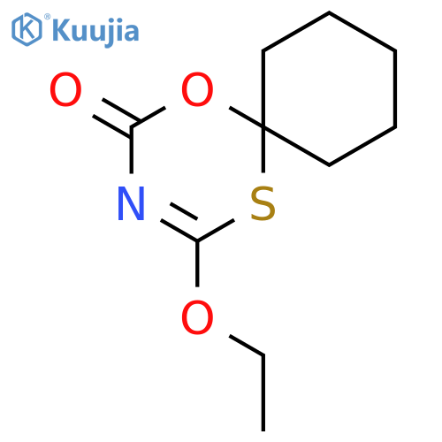1-OXA-5-THIA-3-AZASPIRO[5.5]UNDEC-3-EN-2-ONE, 4-ETHOXY- structure