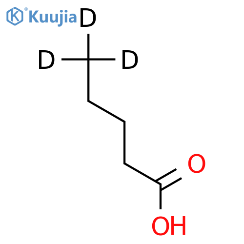 Pentanoic-5,5,5-d3 Acid structure