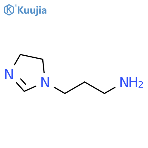 1H-Imidazole-1-propanamine, 4,5-dihydro- structure