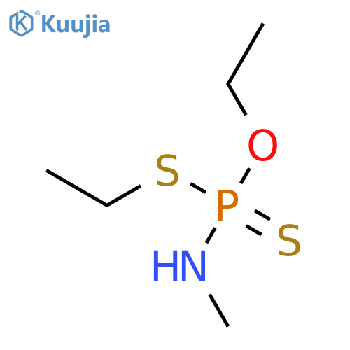 PHOSPHORAMIDODITHIOIC ACID, METHYL-, O,S-DIETHYL ESTER structure