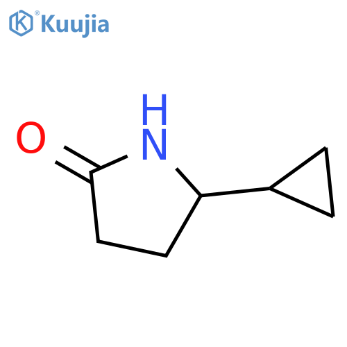 2-Pyrrolidinone, 5-cyclopropyl- structure