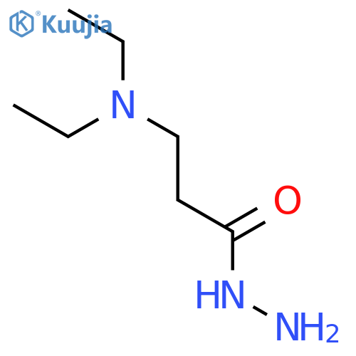 3-(diethylamino)propanehydrazide structure