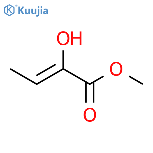 2-Butenoic acid, 2-hydroxy-, methyl ester structure