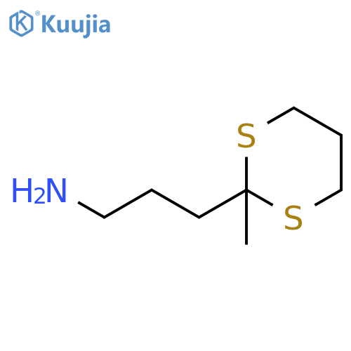 1,3-Dithiane-2-propanamine, 2-methyl- structure