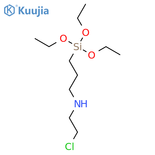 N-(2-Chloroethyl)-3-(triethoxysilyl)propan-1-amine structure
