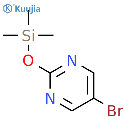 Pyrimidine, 5-bromo-2-[(trimethylsilyl)oxy]- structure