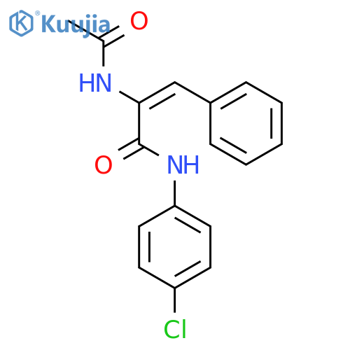 2-Propenamide, 2-(acetylamino)-N-(4-chlorophenyl)-3-phenyl- structure