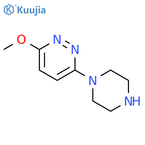 3-methoxy-6-(piperazin-1-yl)pyridazine structure