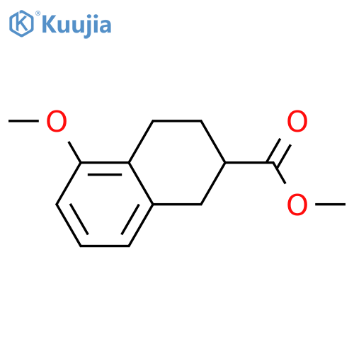 Methyl 5-methoxy-1,2,3,4-tetrahydronaphthalene-2-carboxylate structure