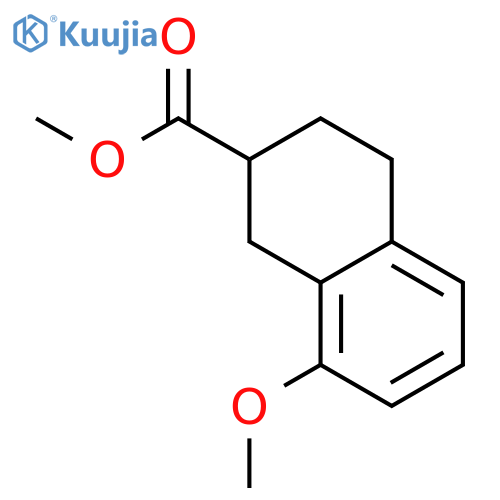 Methyl 8-methoxy-1,2,3,4-tetrahydronaphthalene-2-carboxylate structure