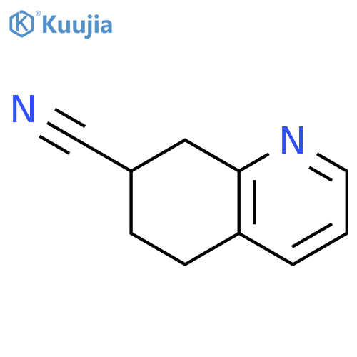 5,6,7,8-tetrahydro-7-Quinolinecarbonitrile structure
